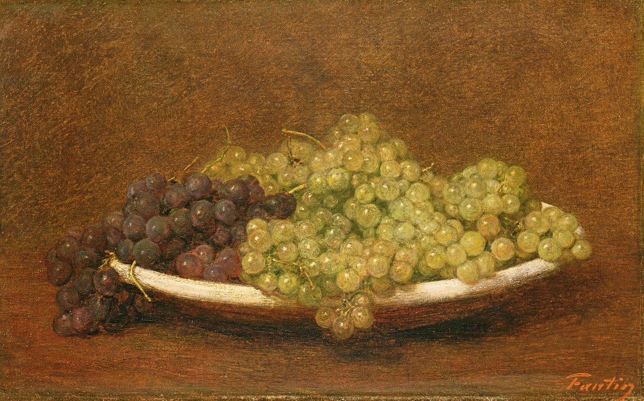 Szőlőcsendélet, 1894 körül alkotó: Ignace Henri Jean Fantin Latour