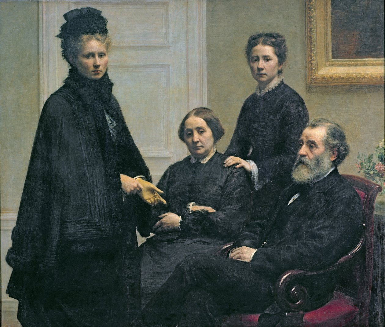 A Dubourg család, 1878 alkotó: Ignace Henri Jean Fantin Latour