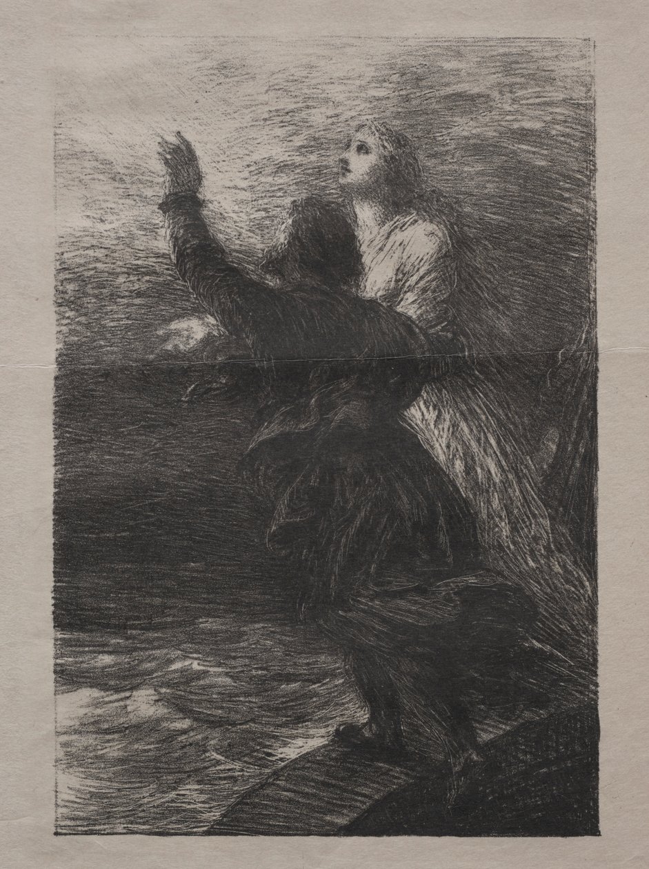A repülő holland. alkotó: Ignace Henri Jean Fantin Latour