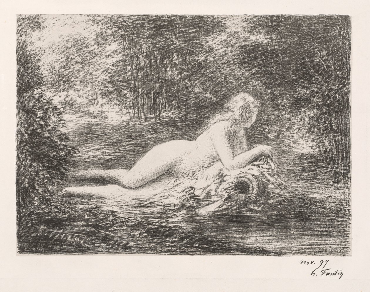 A tavasz, 1897. alkotó: Ignace Henri Jean Fantin Latour