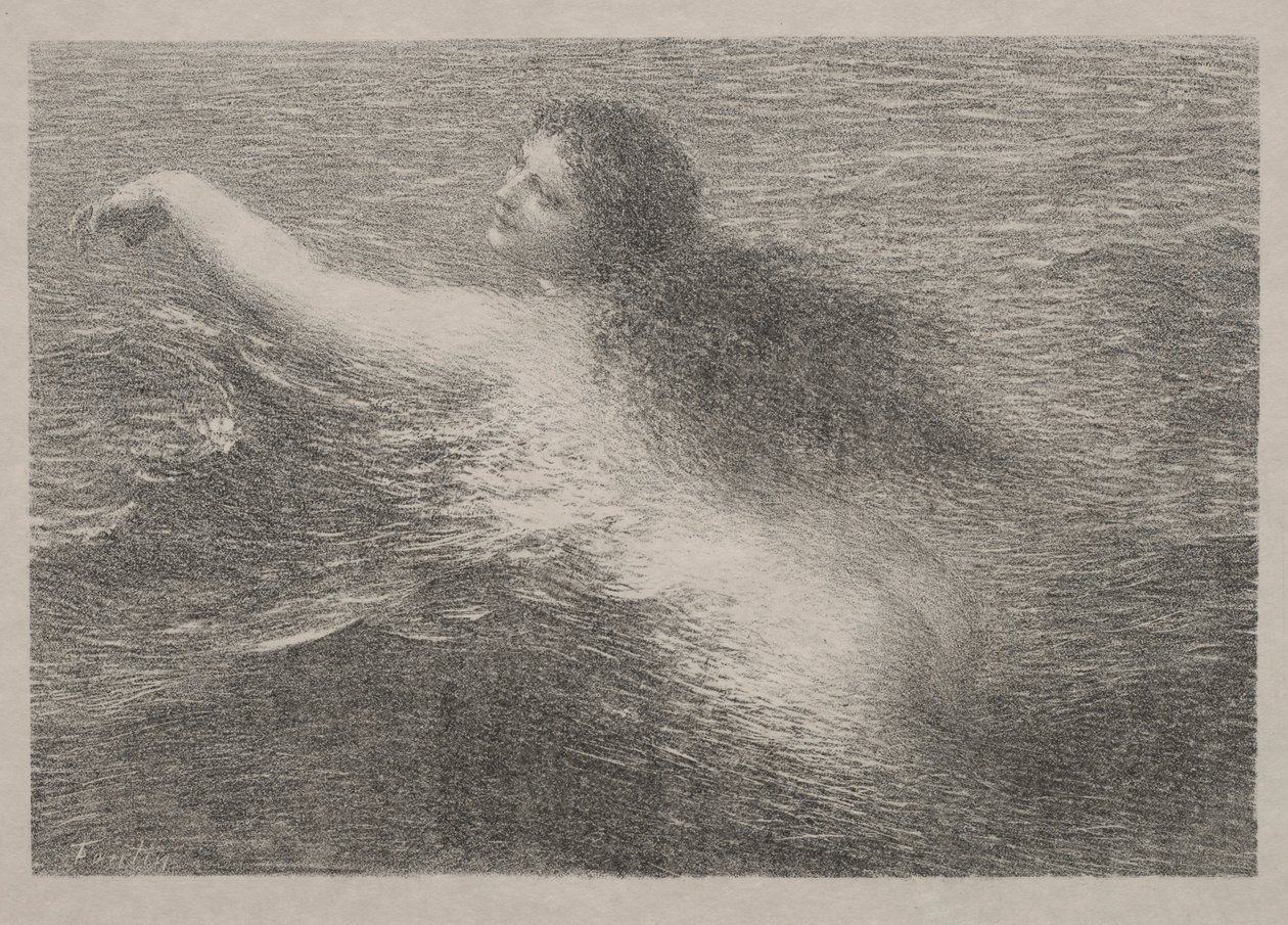 A vízi zseni, 1896. alkotó: Ignace Henri Jean Fantin Latour