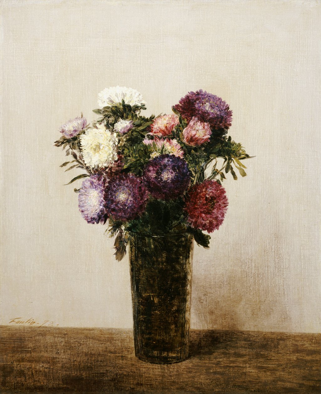 Virágváza, 1872 alkotó: Ignace Henri Jean Fantin Latour