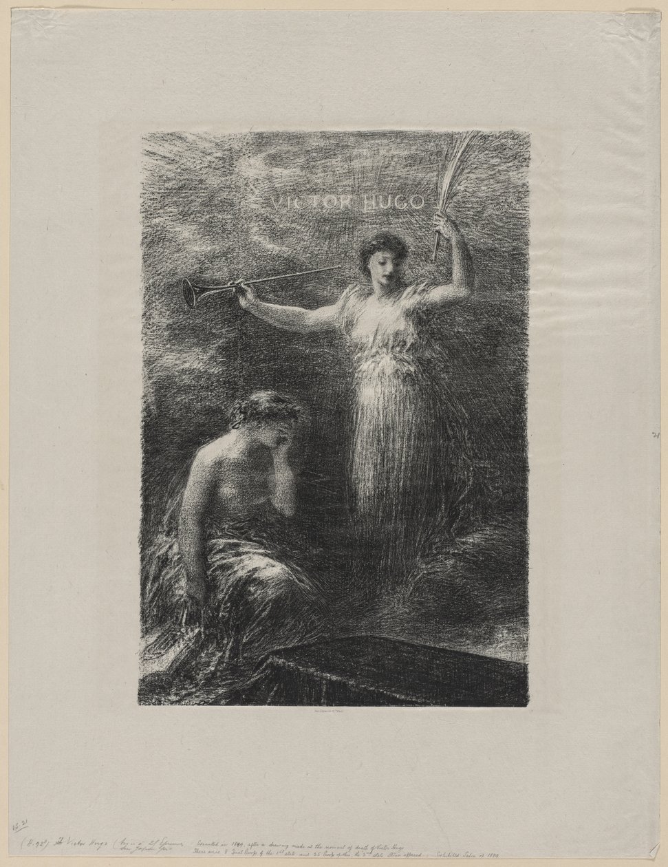 Victor Hugónak, 1889. alkotó: Ignace Henri Jean Fantin Latour