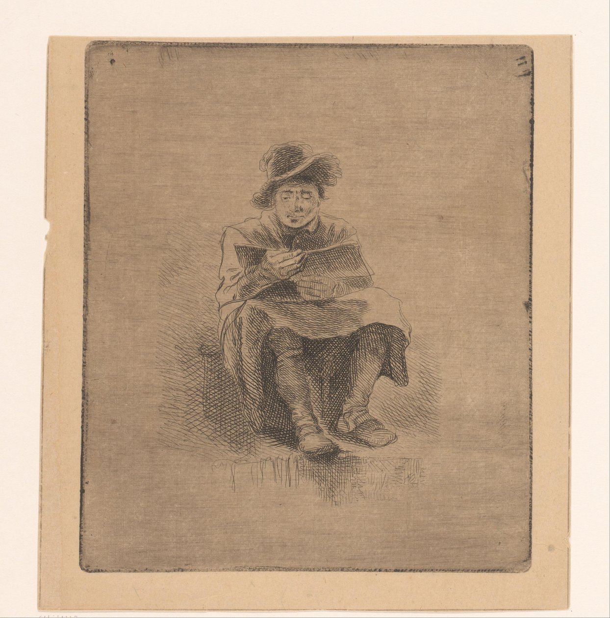 olvasó ember alkotó: Ignace Joseph de Claussin (attributed to)