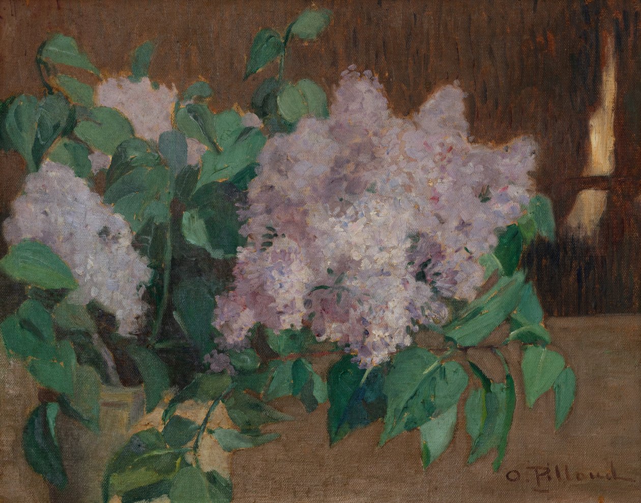Lila (olaj, vászon) alkotó: Ignace Nazaire Oswald Pilloud