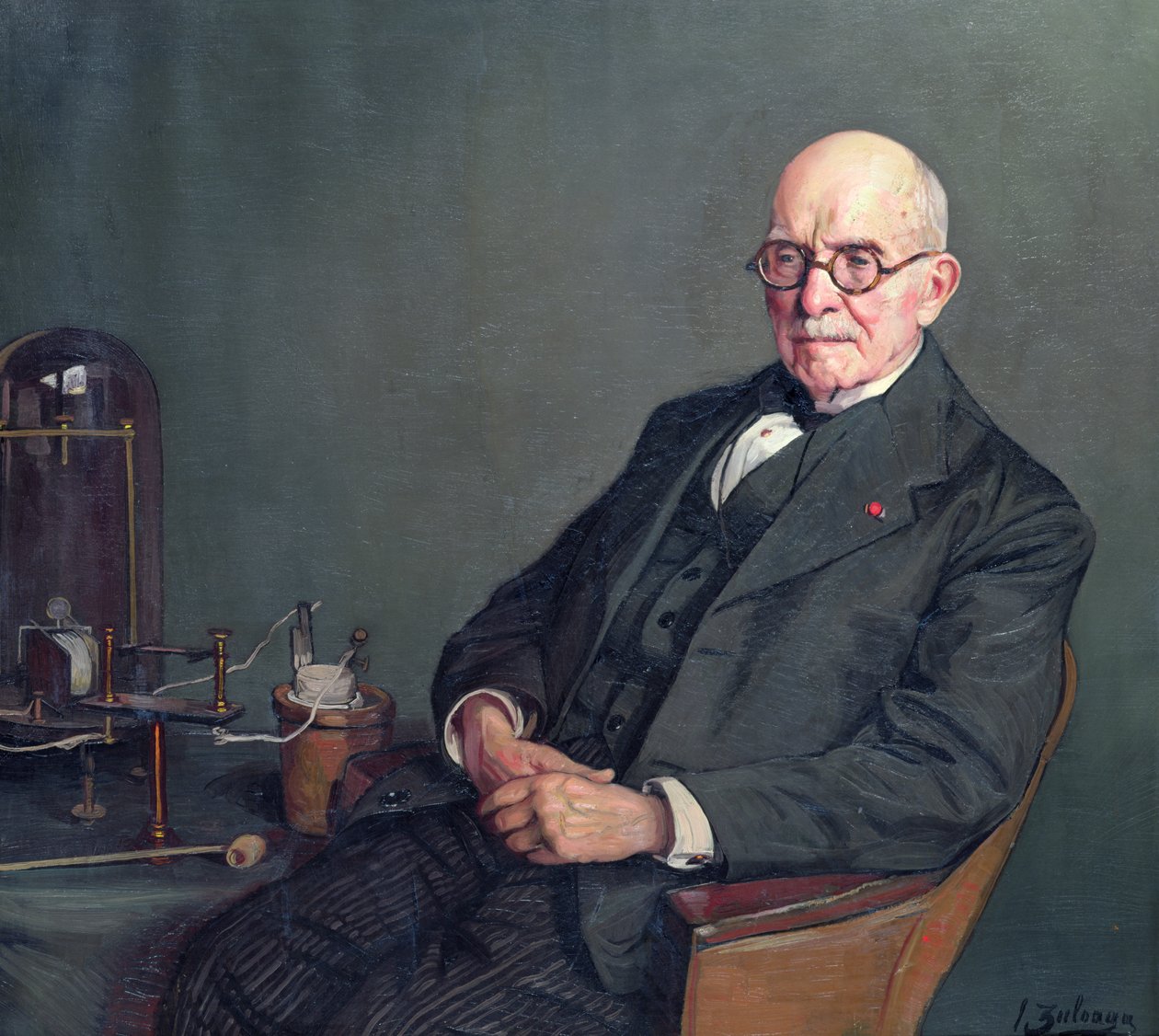 Edouard Branly portréja (1844-1940) alkotó: Ignacio Zuloaga y Zabaleta