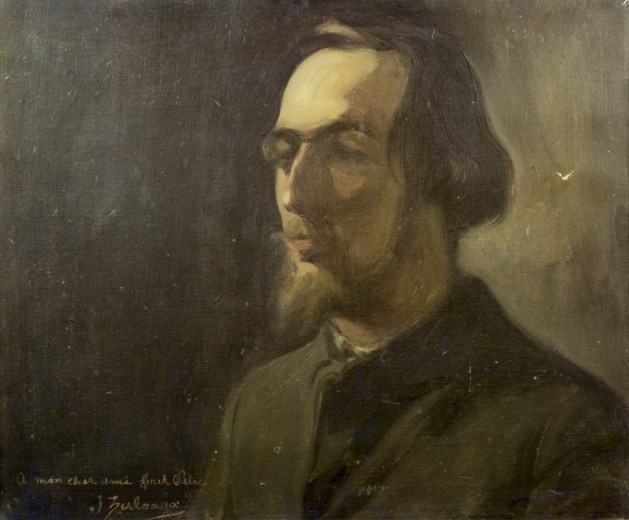 Erik Satie (1866-1925) portréja alkotó: Ignacio Zuloaga y Zabaleta