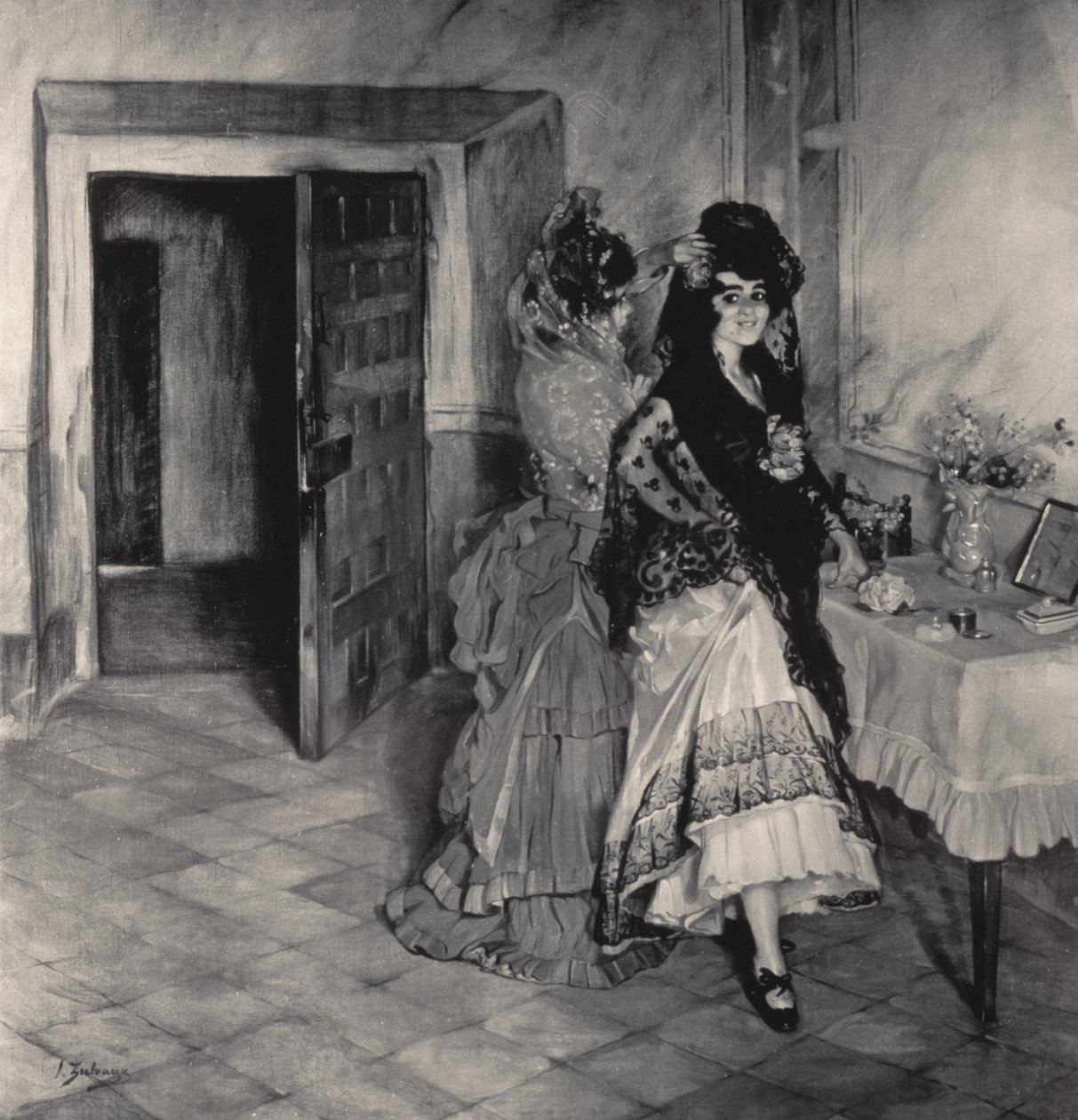 A Corrida előkészületei, 1903 alkotó: Ignacio Zuloaga y Zabaleta