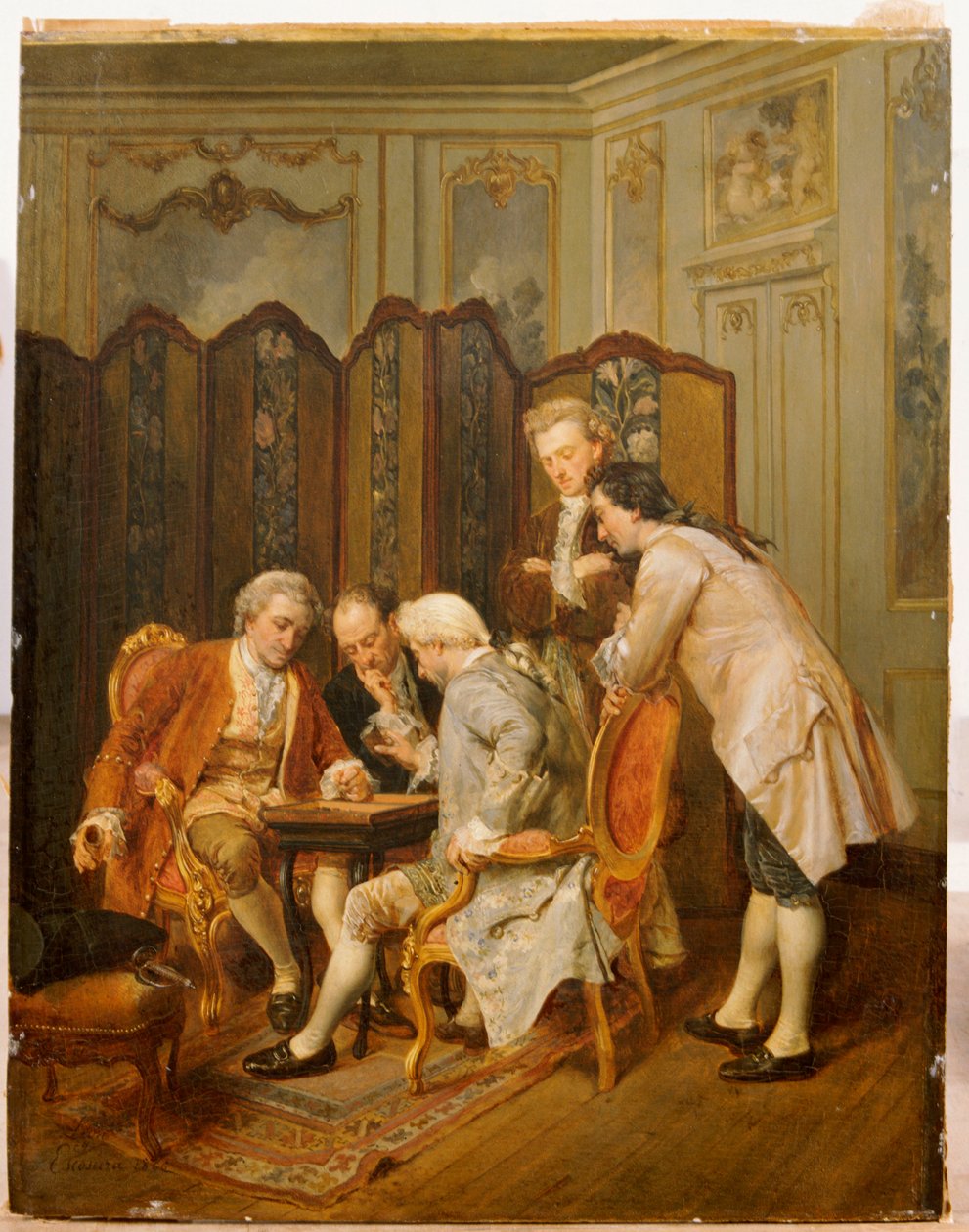The Backgammon Players, 1866 alkotó: Ignacio Leon y Escosura