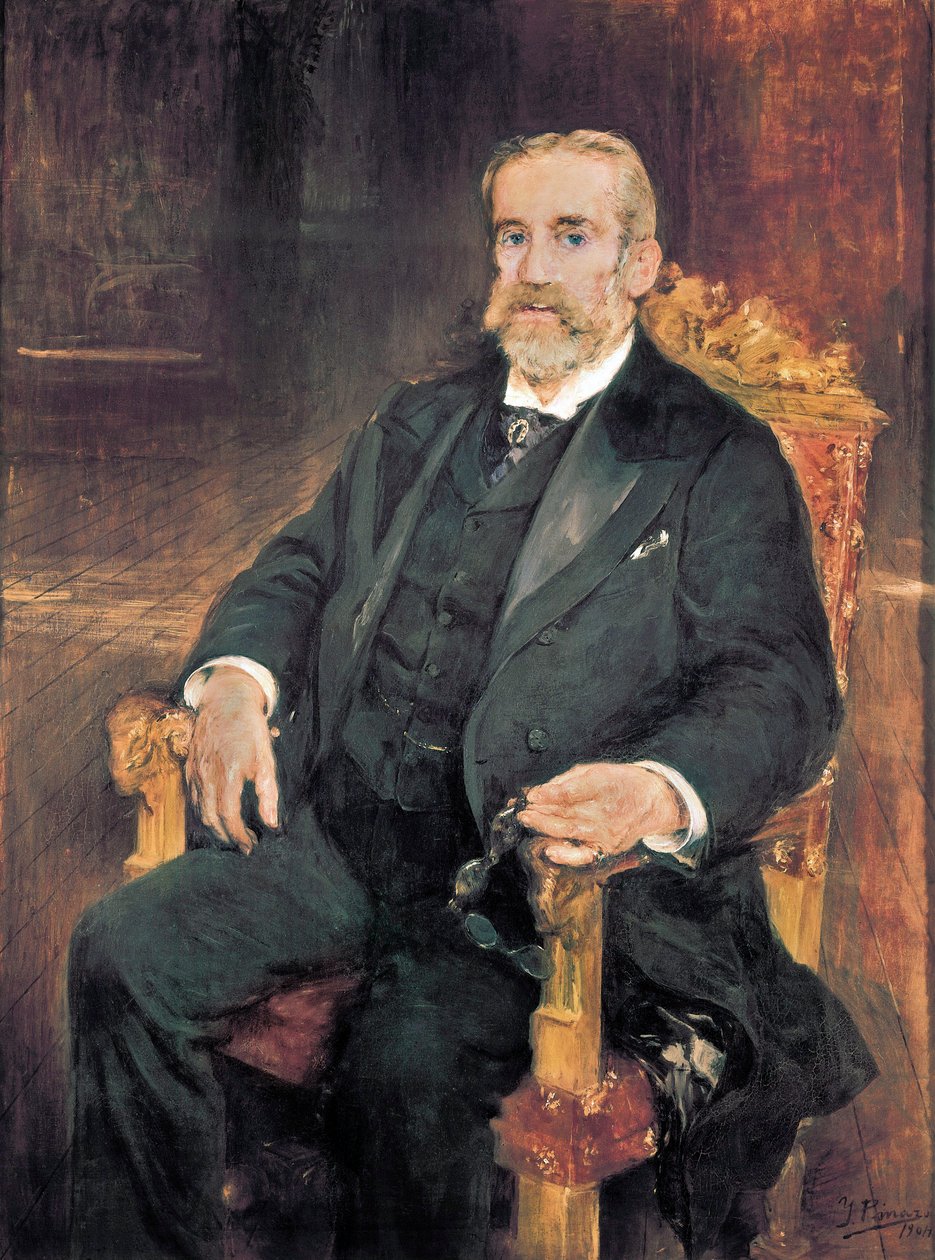 Francisco Romero Robledo (1838-1906), spanyol politikus portréja alkotó: Ignacio Pinazo Camarlech