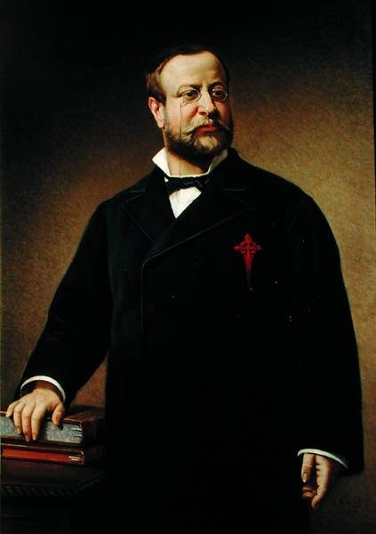 Francisco de Borja Queipo de Llano és Gayoso de los Cobos portréja (olaj, vászon) alkotó: Ignacio Suarez Llanos