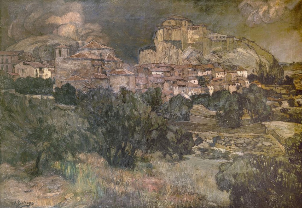 ALQUEZAR – OLEO / LIENZO – 139X199 CM alkotó: Ignacio Zuloaga y Zabaleta
