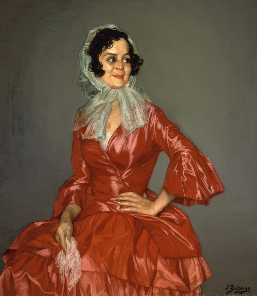 ANGUSTIAS DE RED – 1939 – O/L – 117X101 CM alkotó: Ignacio Zuloaga y Zabaleta