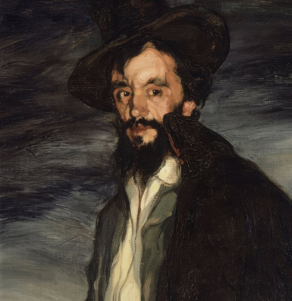 RÉSZLET "PABLO URANGA FESTŐ PORTRÉJA" –1905 – OLEO VÁSZON, 146 × 115,5 CM alkotó: Ignacio Zuloaga y Zabaleta