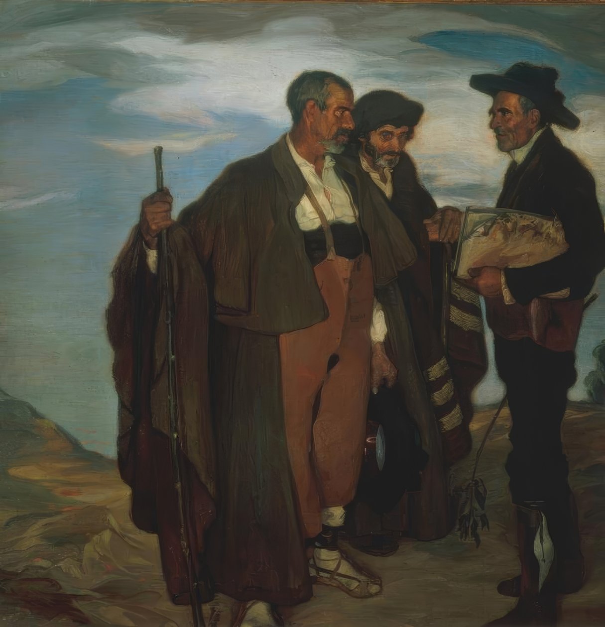 Torquemada polgármestere és tanácsosai alkotó: Ignacio Zuloaga y Zabaleta