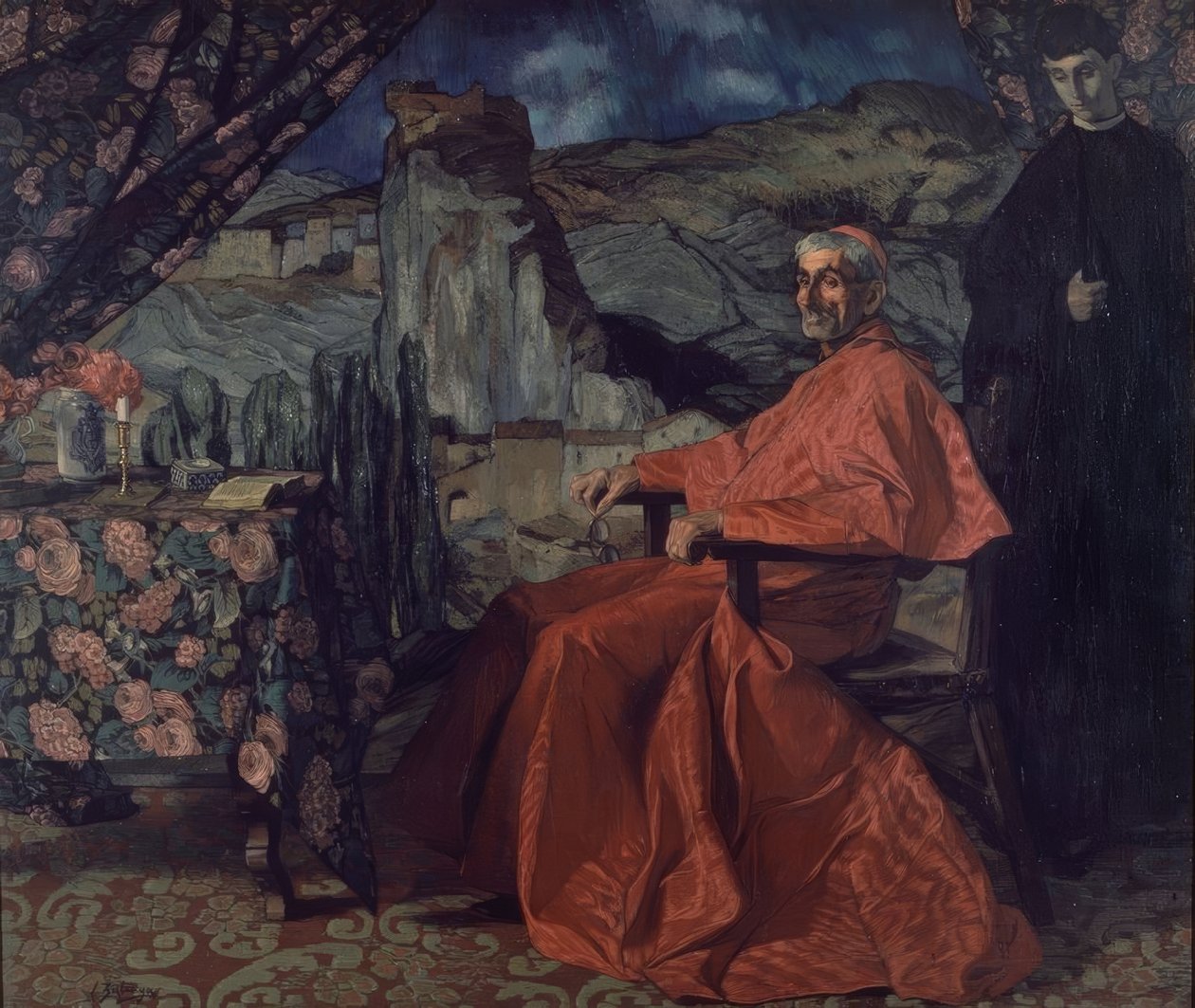 EL CARDENAL - 1912 - O / L - 201 X 236 CM alkotó: Ignacio Zuloaga y Zabaleta