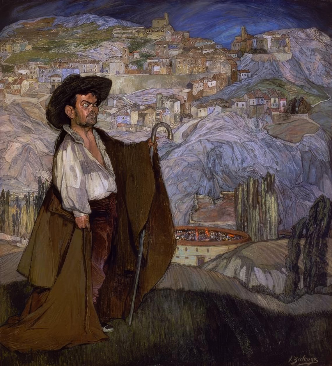 A DWARD GREGORIO „EL BOTERO” SEPULVEDÁBAN – 1908 alkotó: Ignacio Zuloaga y Zabaleta