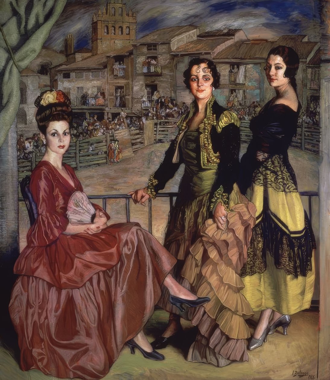 EL PALCO DE LAS PRESIDENTAS - 1945 - OLAJ / VÁSZON - 178 X 204 CM alkotó: Ignacio Zuloaga y Zabaleta