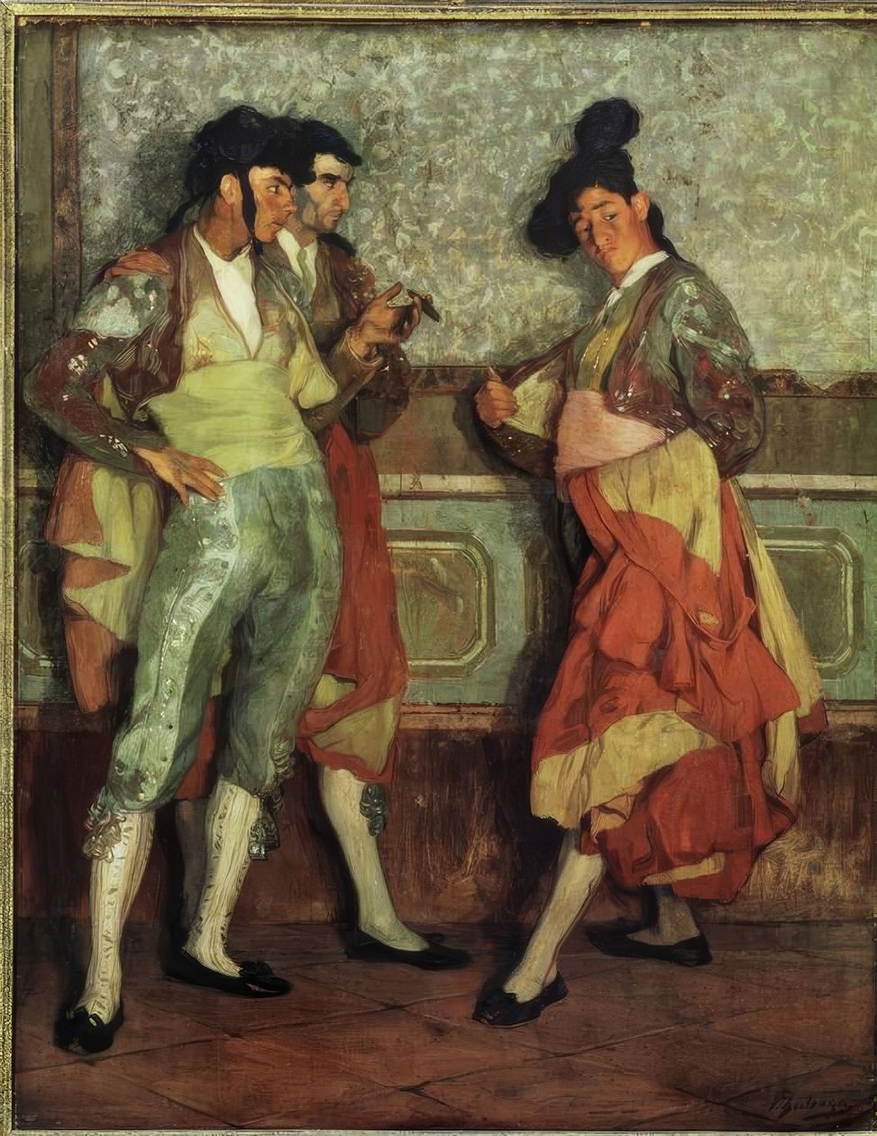 Ignacio Zuloaga / Young Village Bullfighters, 1906, Olaj, kanász, 197 × 154 cm, AS00819 alkotó: Ignacio Zuloaga y Zabaleta
