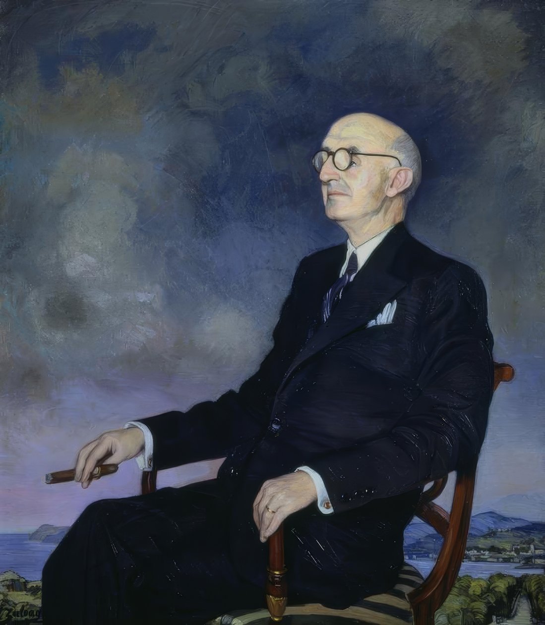 JUAN MÁRCIUS. Művész: IGNACIO ZULOAGA. Helyszín: MAGÁNGYŰJTEMÉNY, MADRID, SPANYOLORSZÁG alkotó: Ignacio Zuloaga y Zabaleta