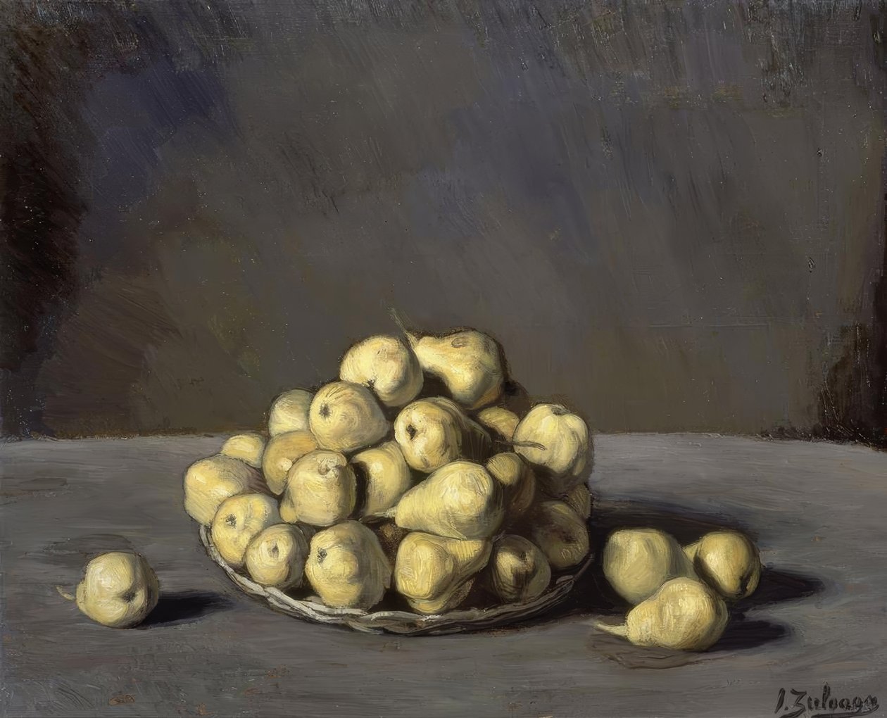 A DON GUINDO-BODEGON KÖRTE – 1944/45 – O / L65X80CM alkotó: Ignacio Zuloaga y Zabaleta