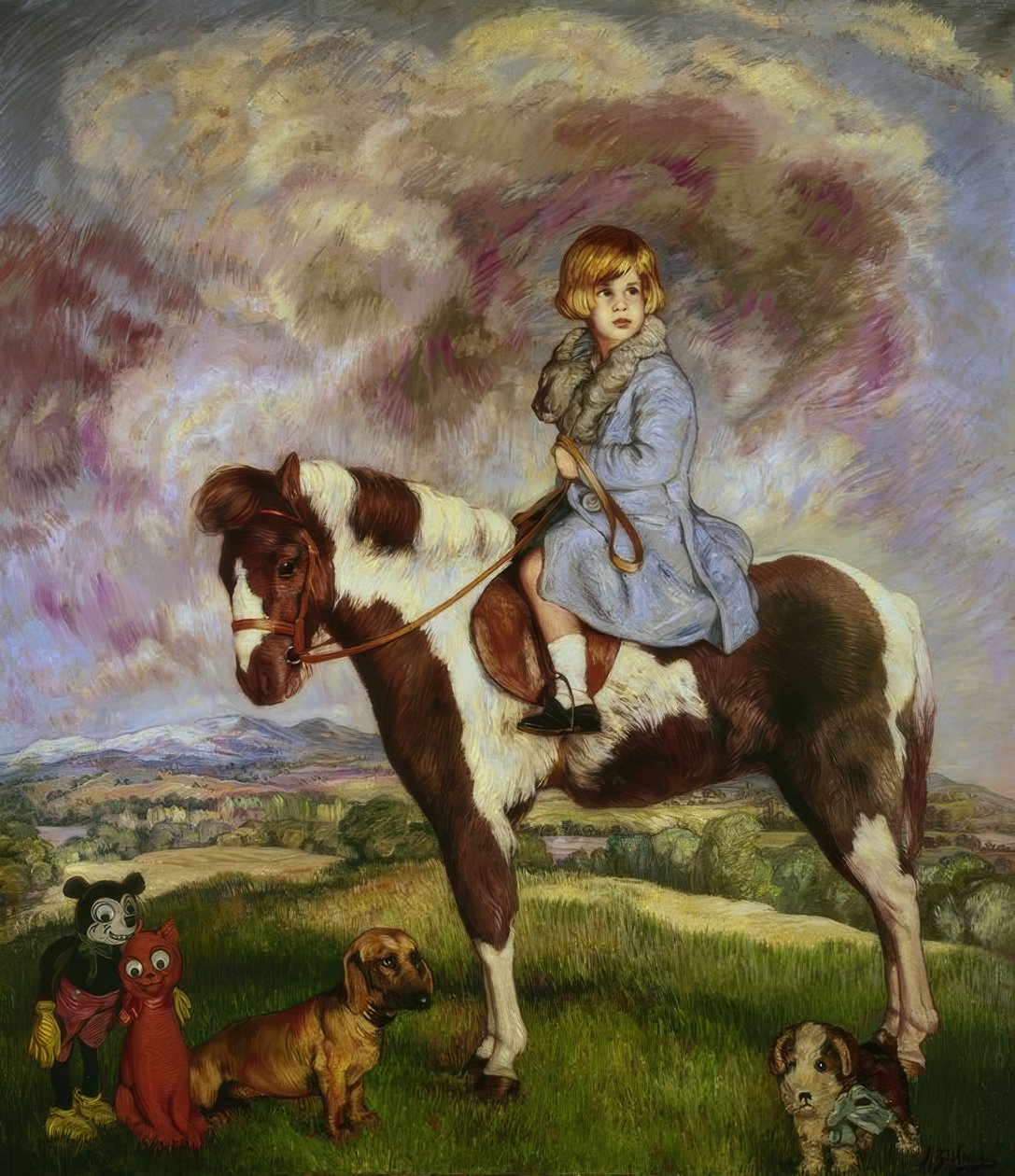 ALBA LÁNY HERCEGNŐJE (1930) alkotó: Ignacio Zuloaga y Zabaleta
