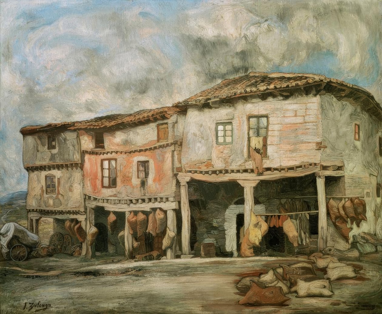 A csónakos háza, Lerma alkotó: Ignacio Zuloaga y Zabaleta