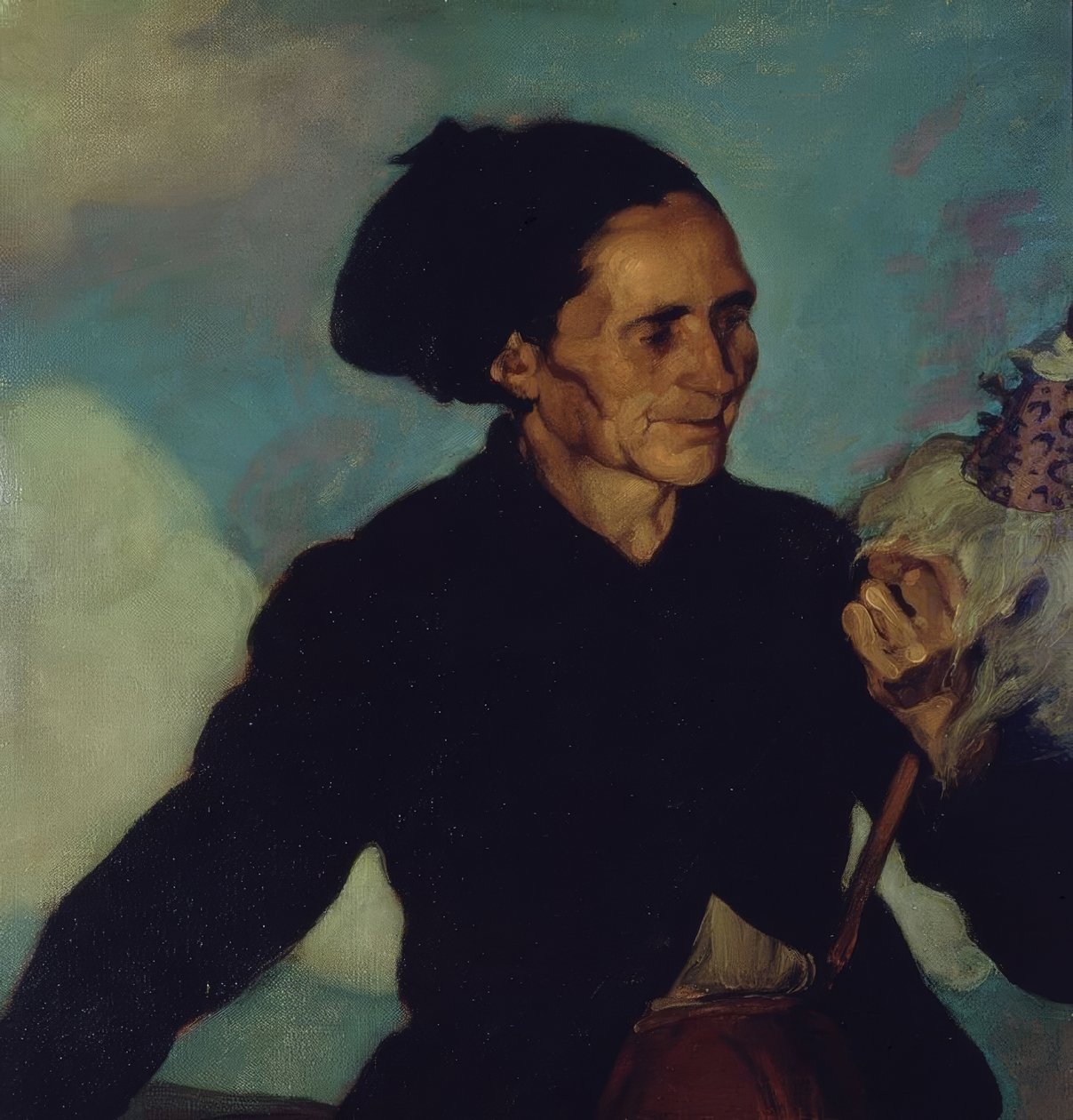 FONÓ NŐI - 1911 - O / L - 63X65 CM alkotó: Ignacio Zuloaga y Zabaleta