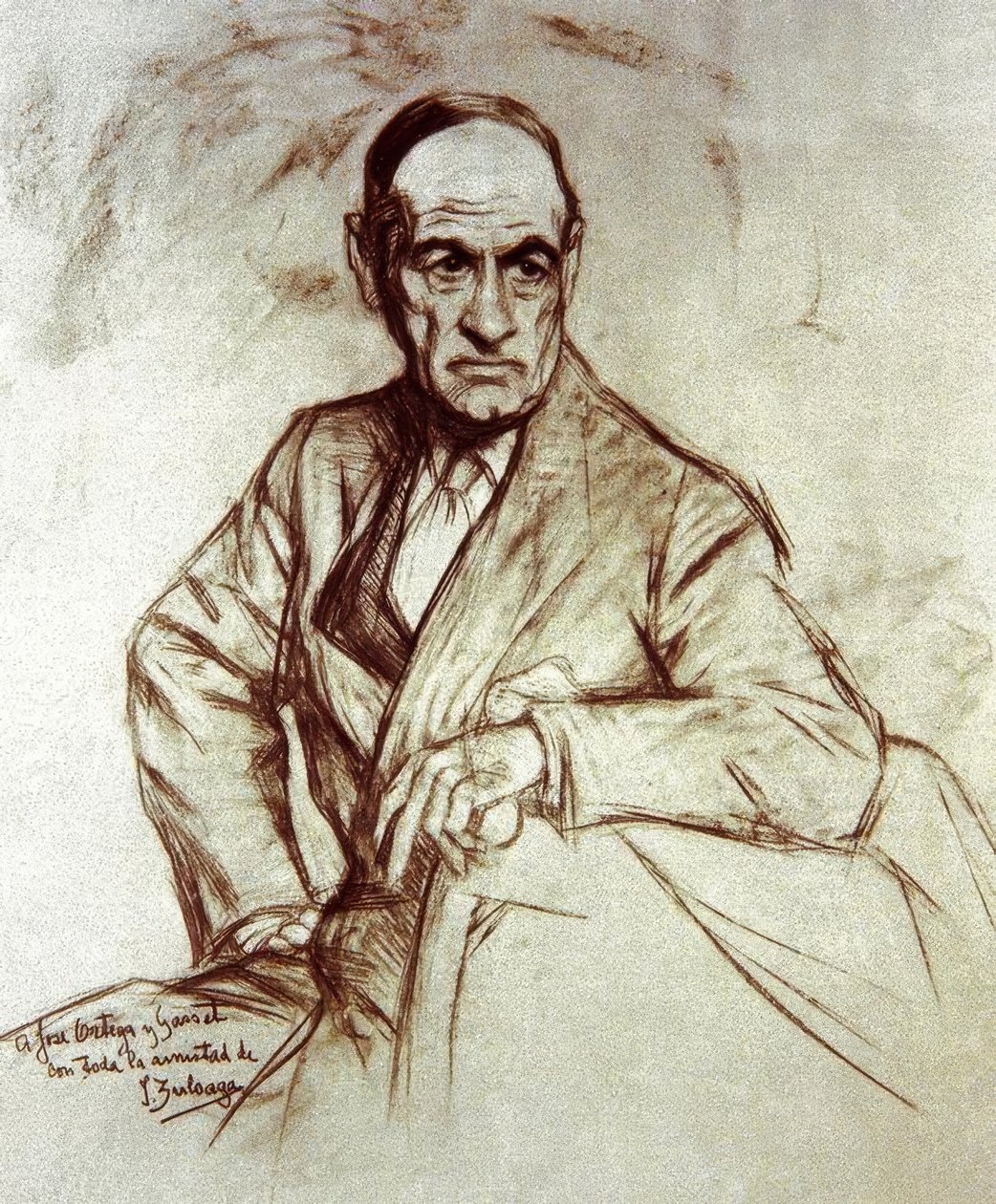 ORTEGA Y GASSET JOSE (1883–1955) - A XX. SZÁZAD SPANYOL FILOZÓFUSA ÉS ESSZÁJA alkotó: Ignacio Zuloaga y Zabaleta