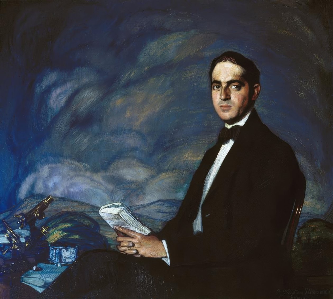 Gregorio Marañón portréja, 1919, Olaj, vászon alkotó: Ignacio Zuloaga y Zabaleta