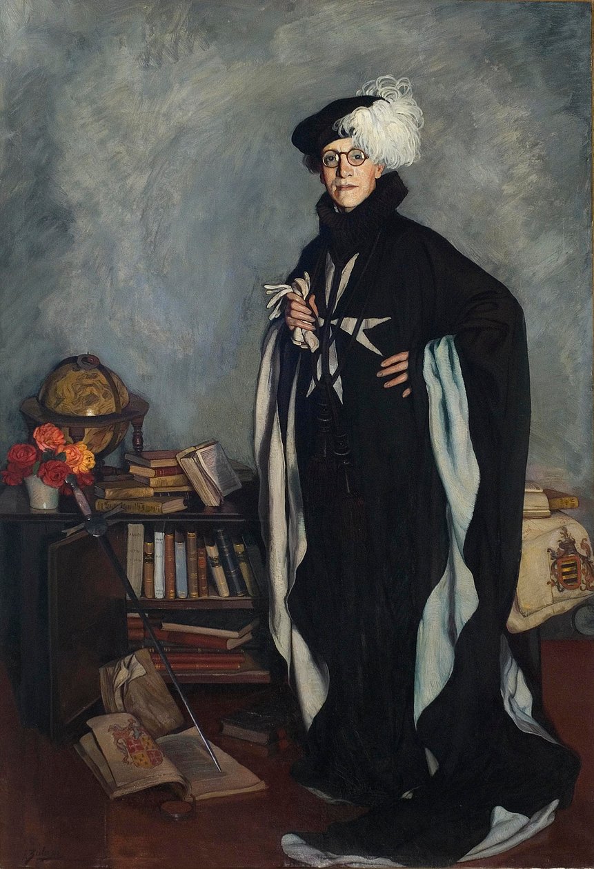 José María de Huarte y Jaúregui portréja, 1937. alkotó: Ignacio Zuloaga y Zabaleta