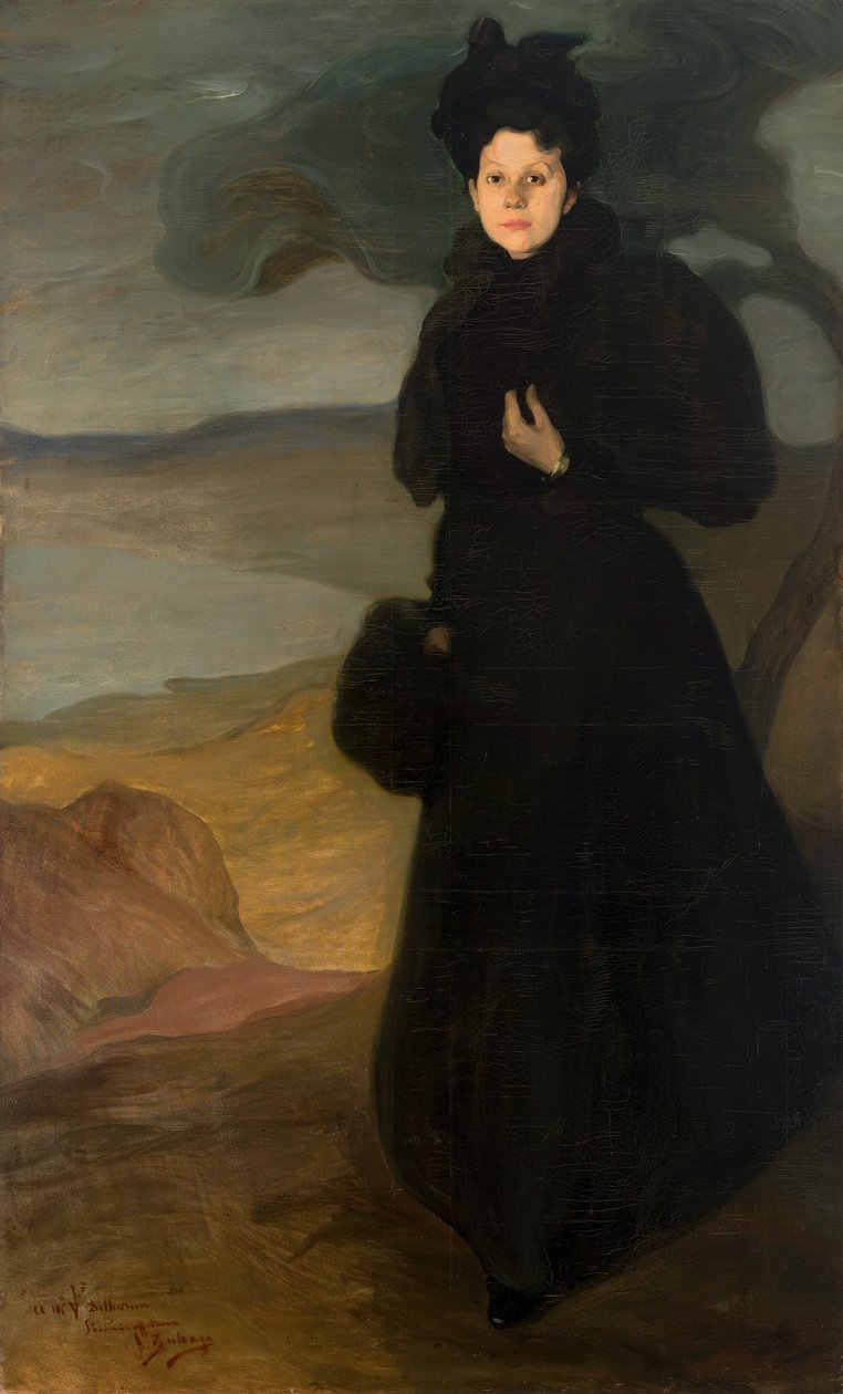 Mademoiselle Valentine Dethomas portréja, c. 1895. alkotó: Ignacio Zuloaga y Zabaleta