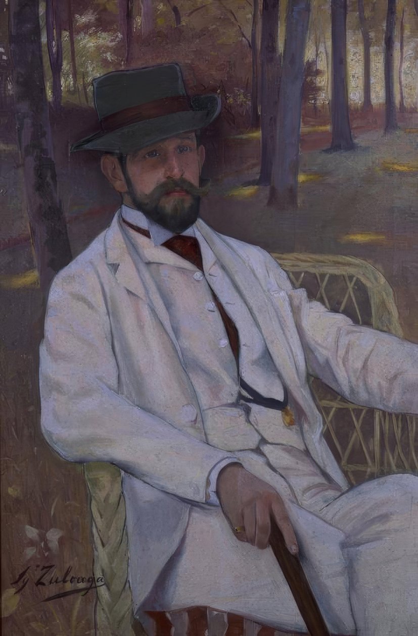 RETRATO DEL MARQUES DE VILLAMARCIEL – HACIA 1892 – O / L – 91X61 CM alkotó: Ignacio Zuloaga y Zabaleta