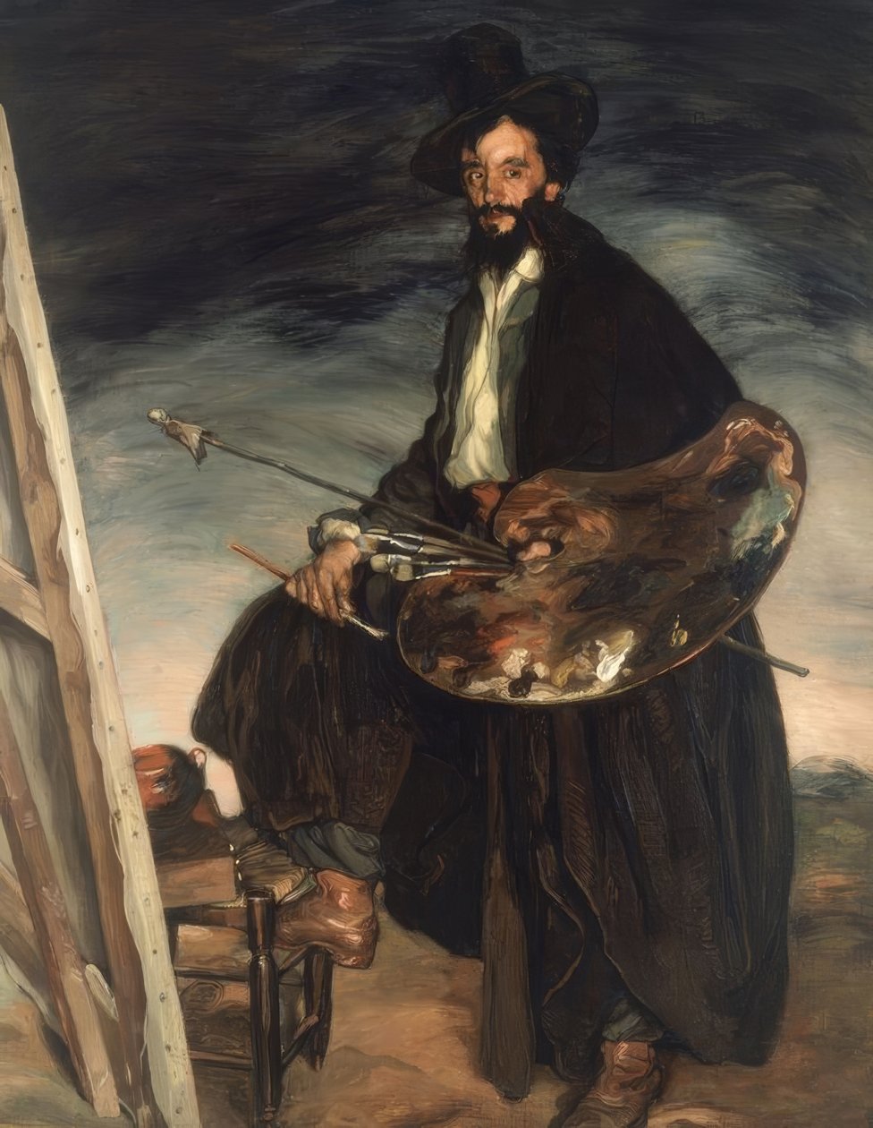 PABLO URANGA FESTŐ PORTRÉJA – 1905 – OLEO VÁSZON, 146 × 115,5 CM alkotó: Ignacio Zuloaga y Zabaleta