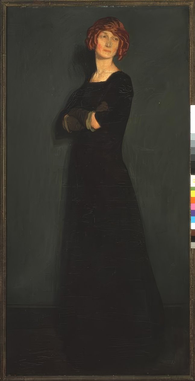 Madame Malinowska portréja alkotó: Ignacio Zuloaga y Zabaleta