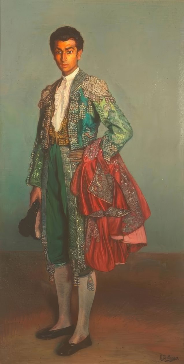 Rafael Albaicin torreádor portréja alkotó: Ignacio Zuloaga y Zabaleta