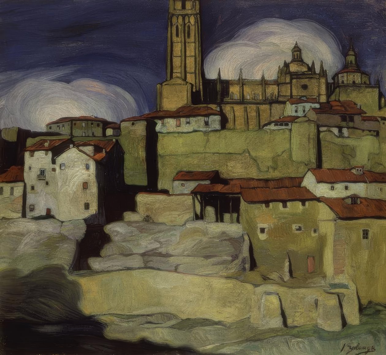Segovia katedrális – 1909 – olaj, vászon – 92 × 99 cm alkotó: Ignacio Zuloaga y Zabaleta