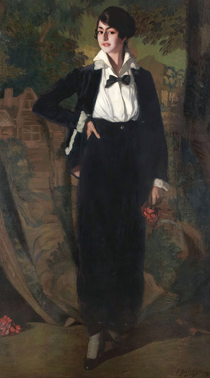 Miss Souty, 1915. alkotó: Ignacio Zuloaga y Zabaleto