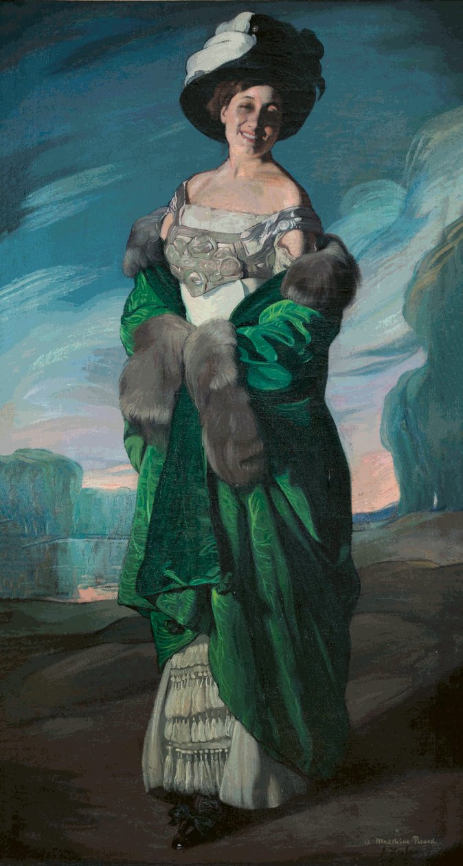 Madeleine Picard portréja, 1909. alkotó: Ignacio Zuloaga y Zabaleto