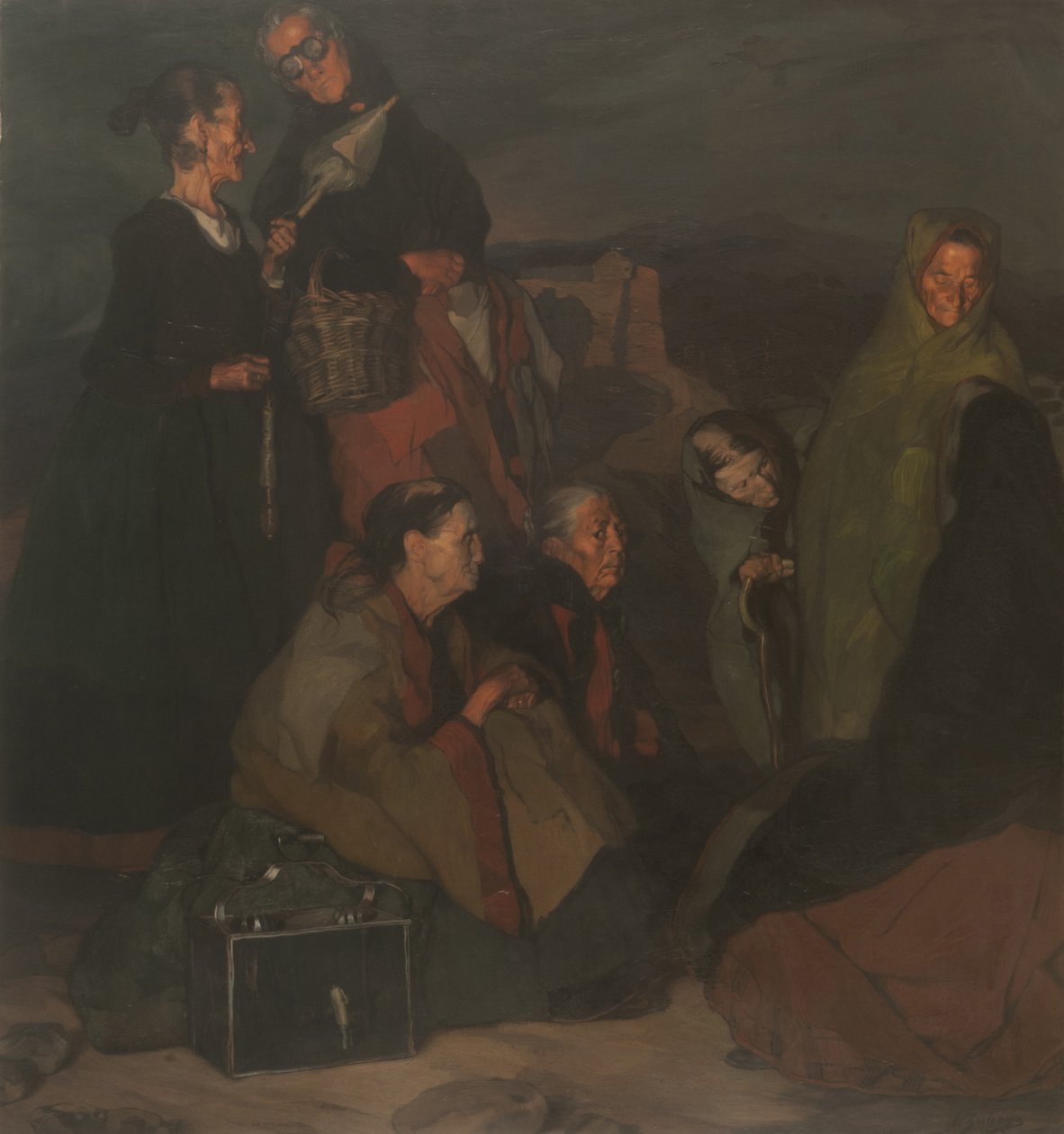 San Millán boszorkányai, 1907. alkotó: Ignacio Zuloaga y Zabaleto