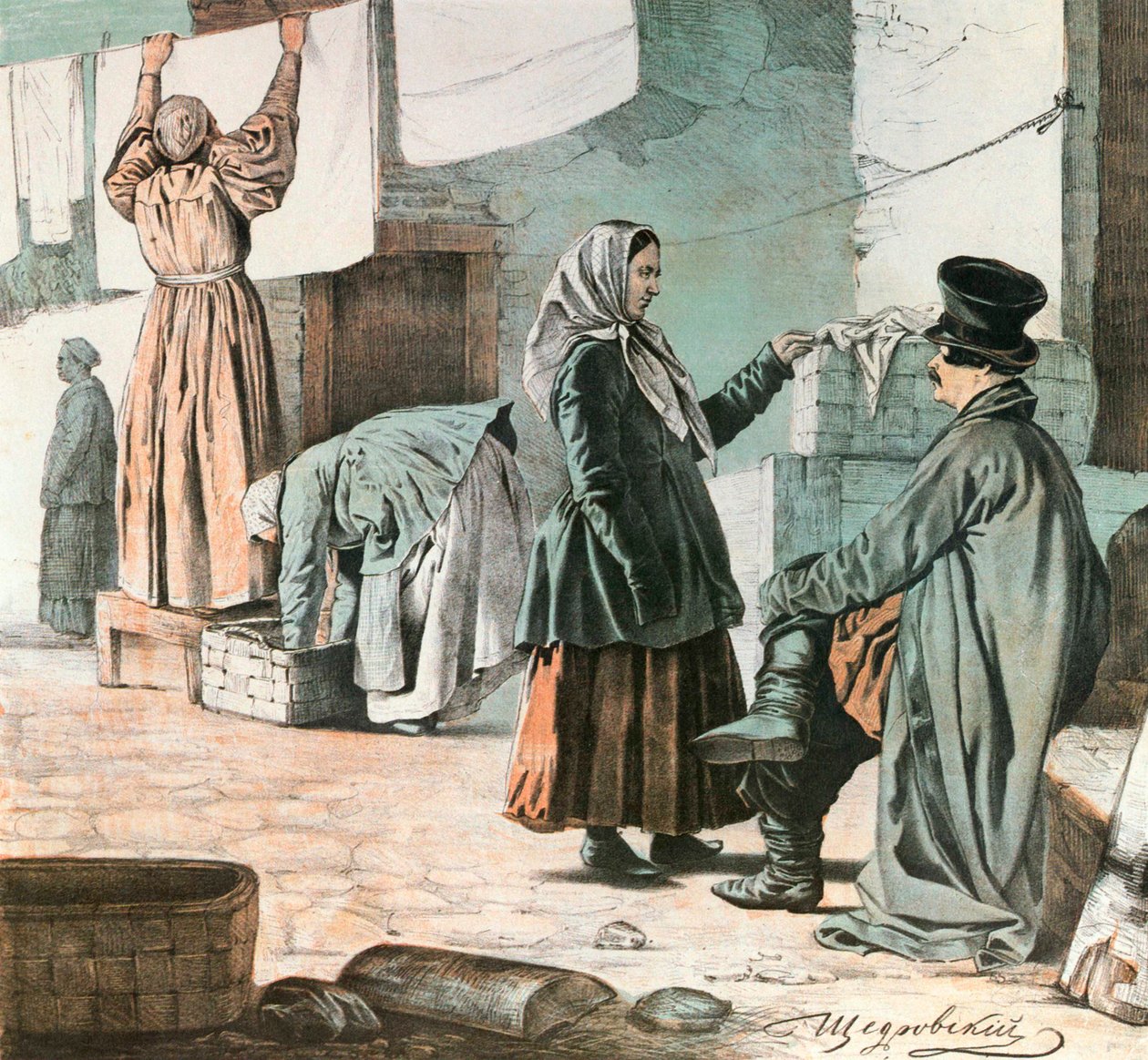 Mosók, 1846. alkotó: Ignati Shchedrovsky