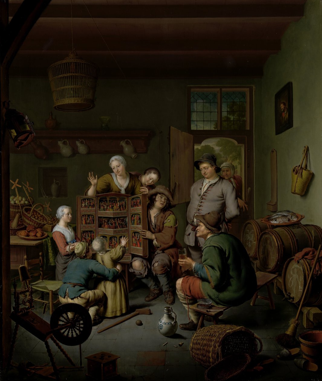 Az antwerpeni halpiac alkotó: Ignatius Josephus van Regemorter