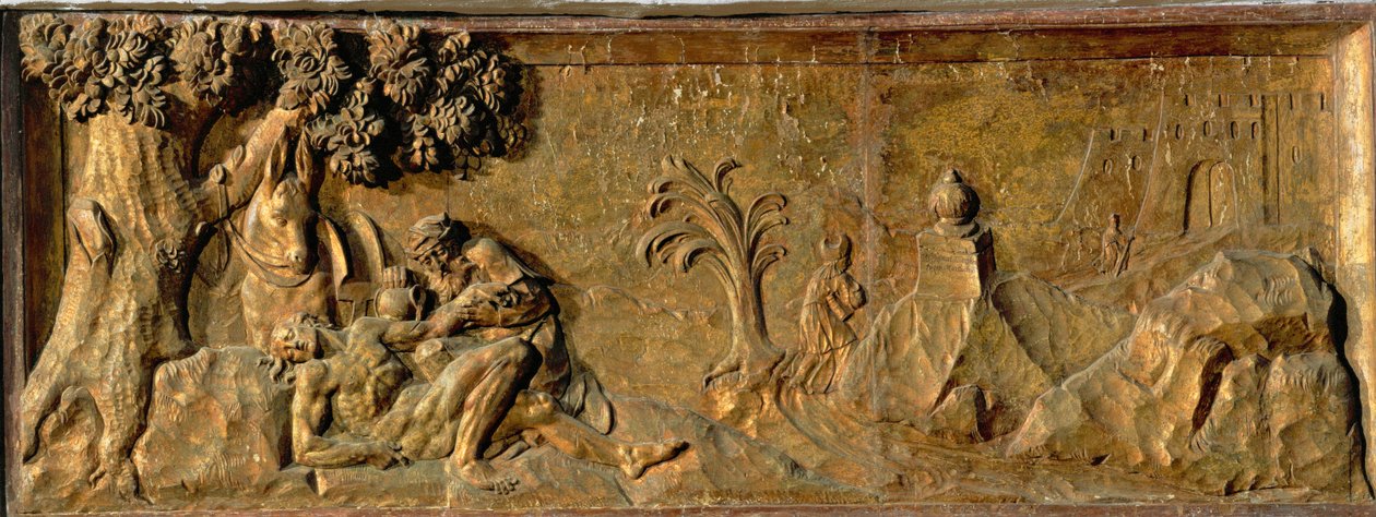 Az irgalmas szamaritánus alkotó: Ignaz (1725-75) Gunther