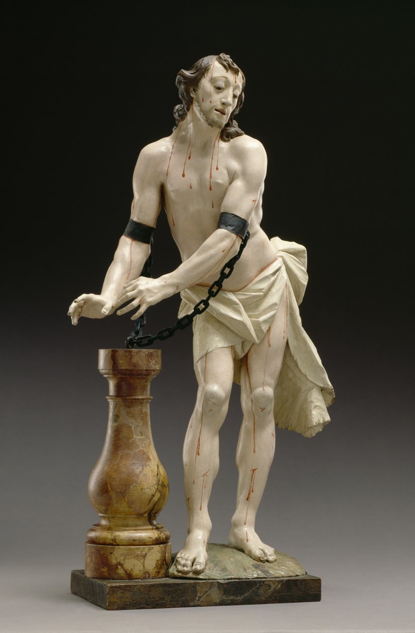 Krisztus az oszlopnál, 1754 alkotó: Ignaz Gunther