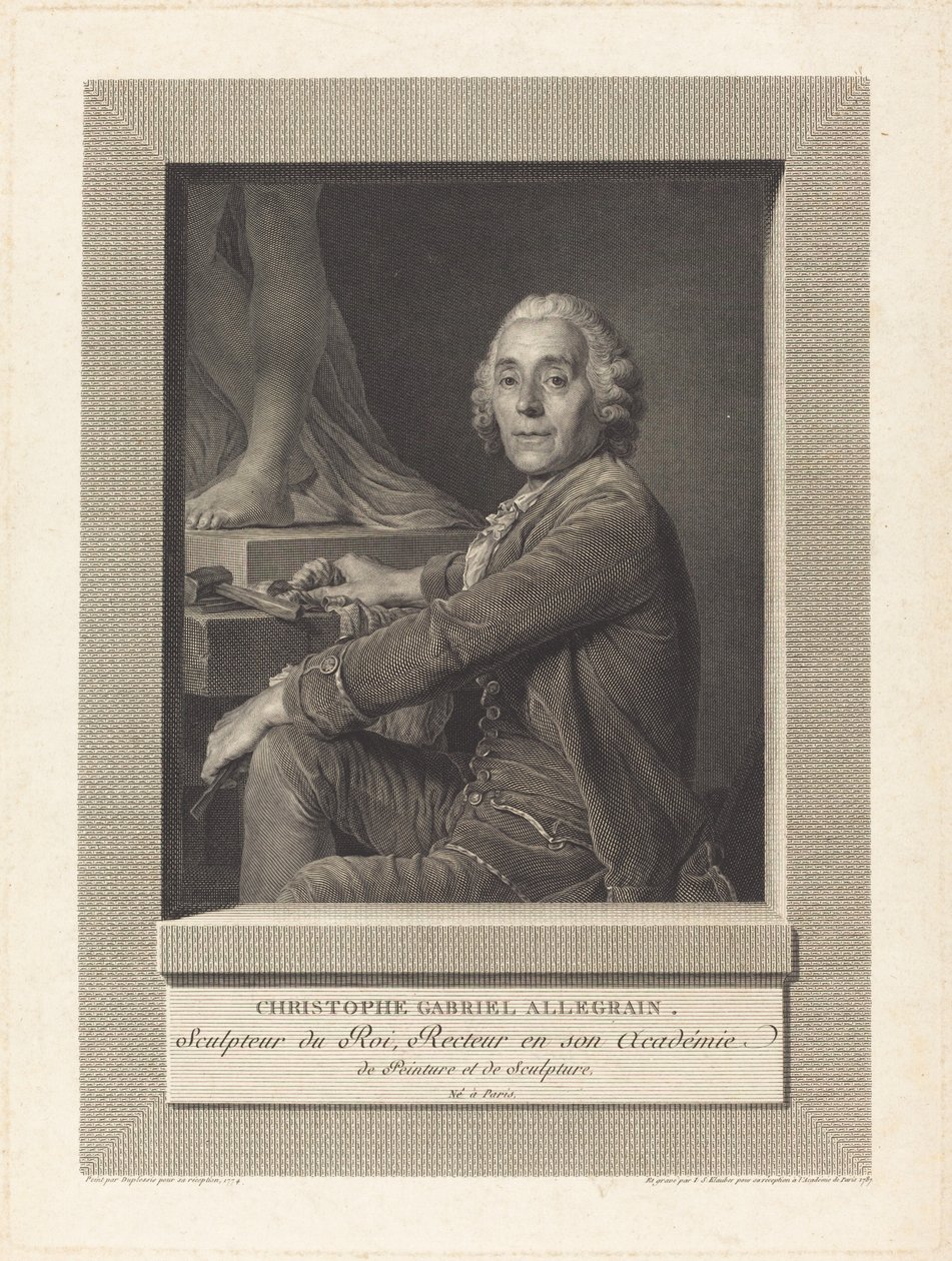 Christophe Gabriel Allegrain alkotó: Ignaz Sebastian Klauber after Joseph Siffred Duplessis