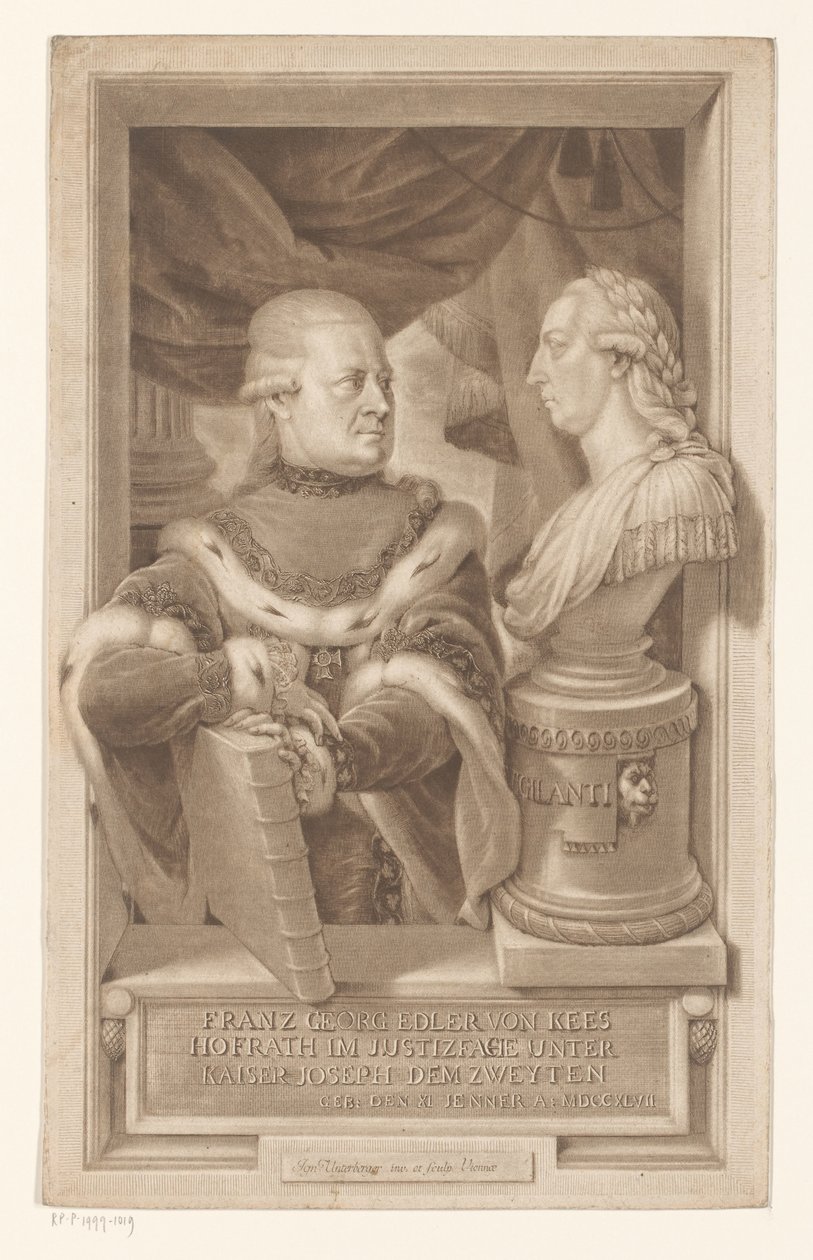 Franz Georg, Kees lovag portréja alkotó: Ignaz Unterberger