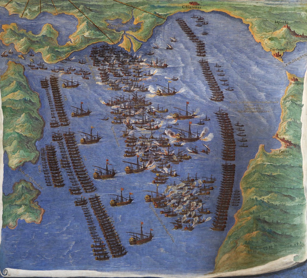 Lepantói csata, 1571 alkotó: Ignazio Danti