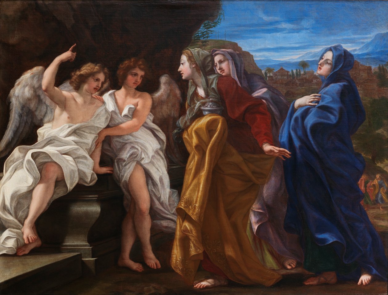 A Három Mária a sírnál, 168485 körül alkotó: Il Baciccio