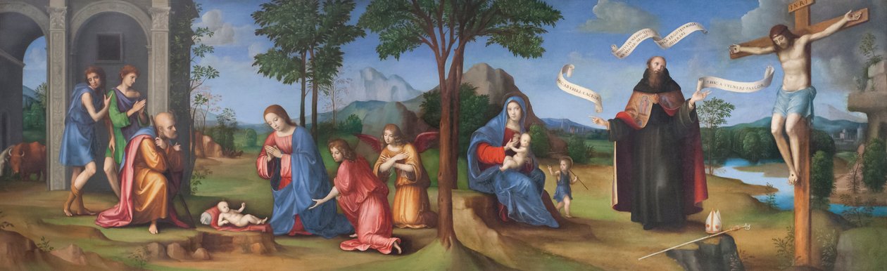 Szent Ágoston látomása alkotó: Il (1450-1517) Francia