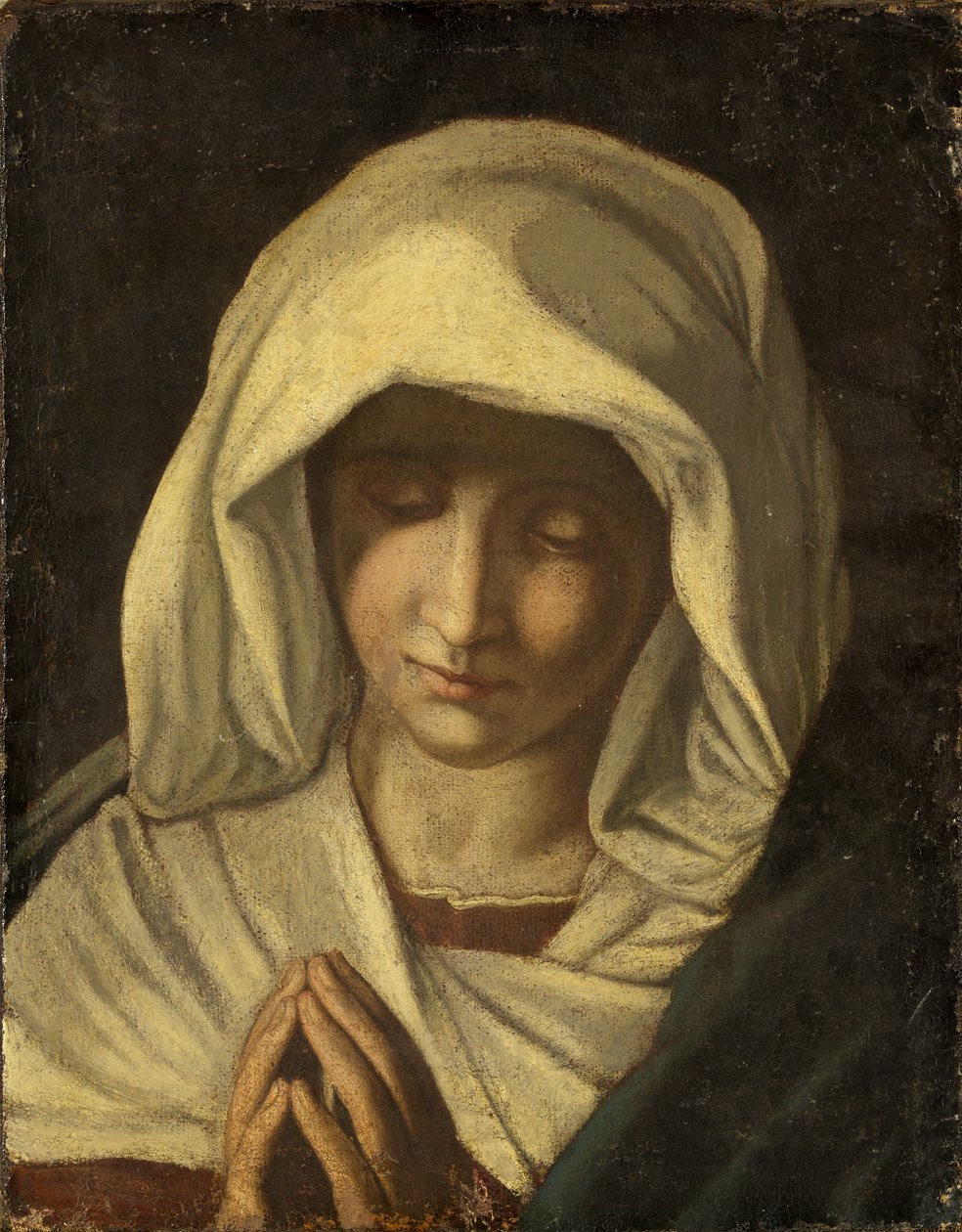 The Virgin in Prayer, 1800 körül (olaj, vászon) alkotó: Il  Sassoferrato